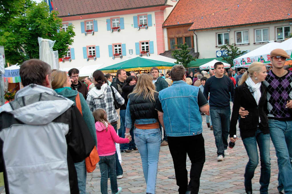 Trotz Wetterkapriolen: Beim Dorffest in Grafenhausen  war die Stimmung an beiden Festtagen gut