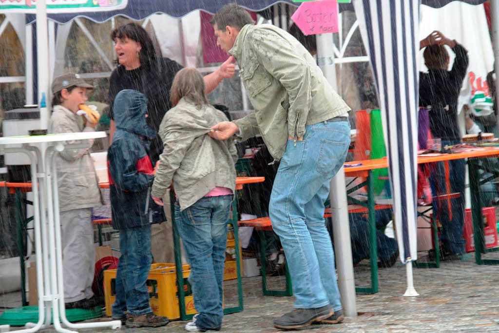 Trotz Wetterkapriolen: Beim Dorffest in Grafenhausen war die Stimmung an beiden Festtagen gut