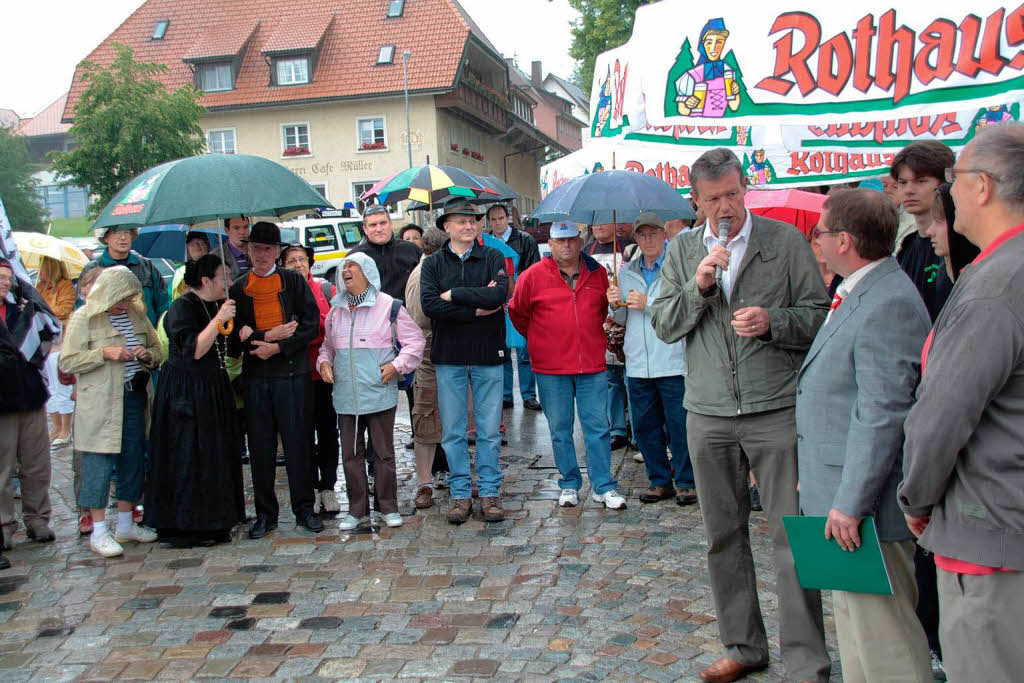 Trotz Wetterkapriolen: Beim Dorffest in Grafenhausen war die Stimmung an beiden Festtagen gut