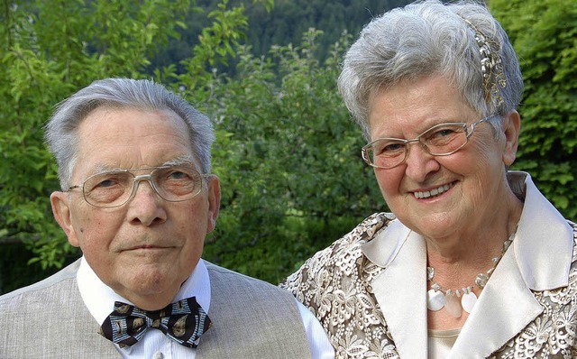 Seit einem halben Jahrhundert ein Paar:  Herbert und Rita Eble   | Foto: w. Beck