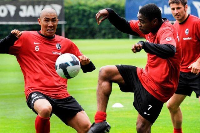 Fotos: Der SC Freiburg bestreitet Auftakttraining