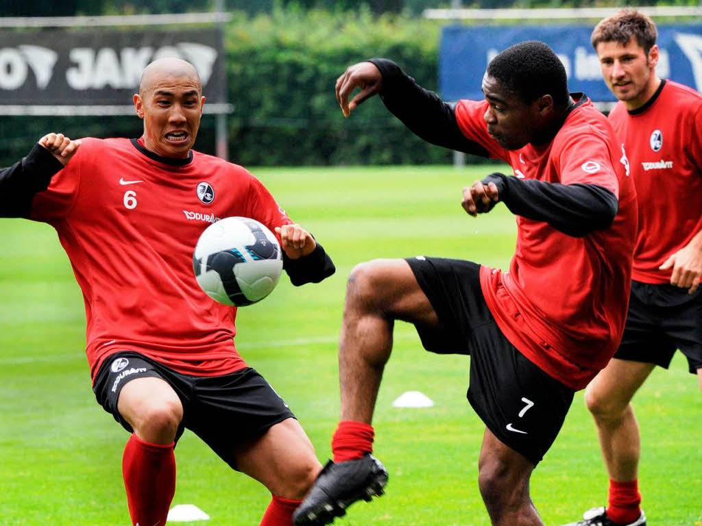 Trainingsauftakt des SC Freiburg.