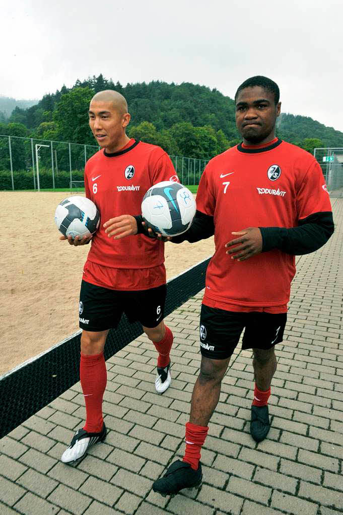 Trainingsauftakt des SC Freiburg.