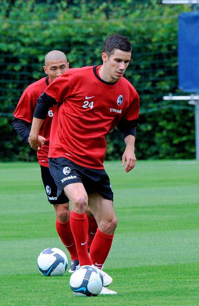 Trainingsauftakt des SC Freiburg.