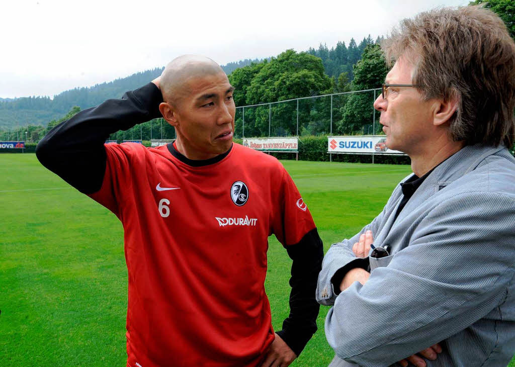 Trainingsauftakt des SC Freiburg.