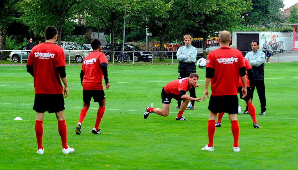 Trainingsauftakt des SC Freiburg.