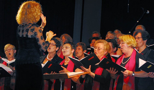 Der Chor Amicitia Kaiserstuhl aus Endingen.  | Foto: Hlter-hassler