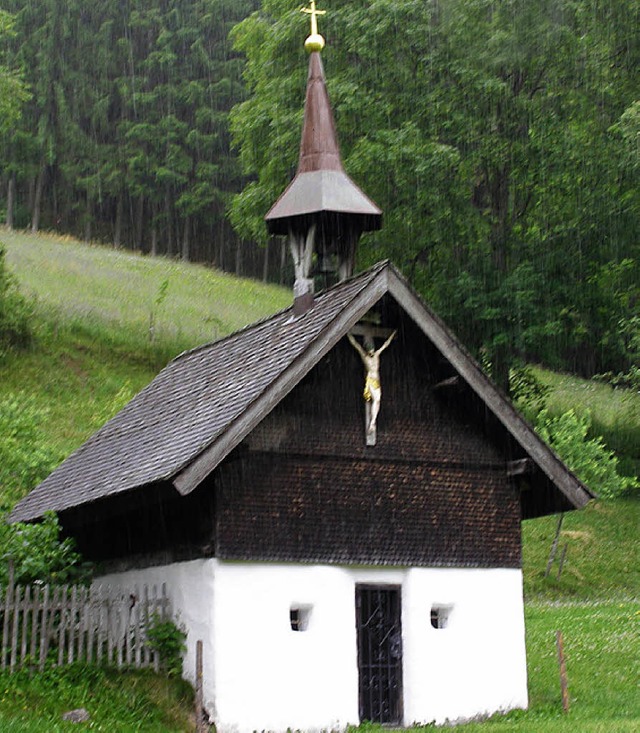 Die Hofkapelle im Reichenbachtal  gehrt zu  Rudenberg.   | Foto: Liane schilling