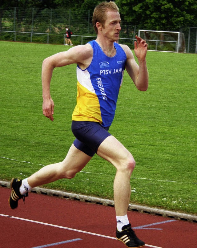 Tycho Stange siegte  ber 400 Meter und 1500 Meter.   | Foto: Winfried Stinn