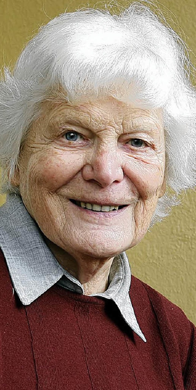 Christa Reetz starb am Sonntag im Alter von 86 Jahren.   | Foto: heck