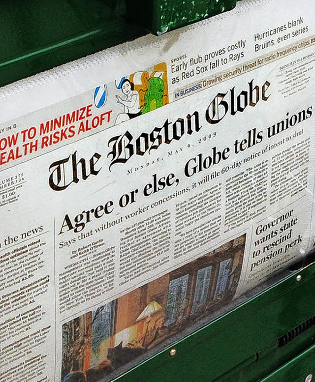 Sinkender Marktwert: der &#8222;Boston Globe&#8220;  | Foto: afp