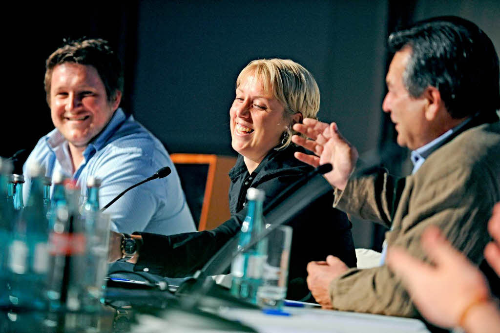 Christina Obergfll mit Matthias Steiner  (links)