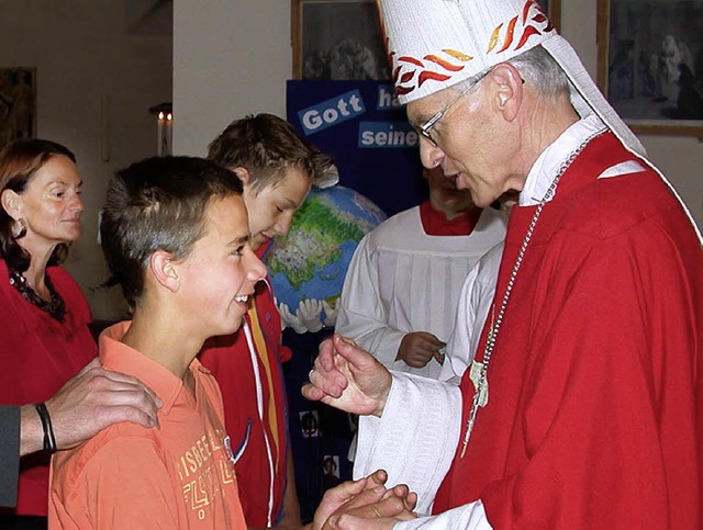 Ein Mann mit Ausstrahlung:  Weihbischof Paul Wehrle   | Foto: ARCHIVFOTO: BZ