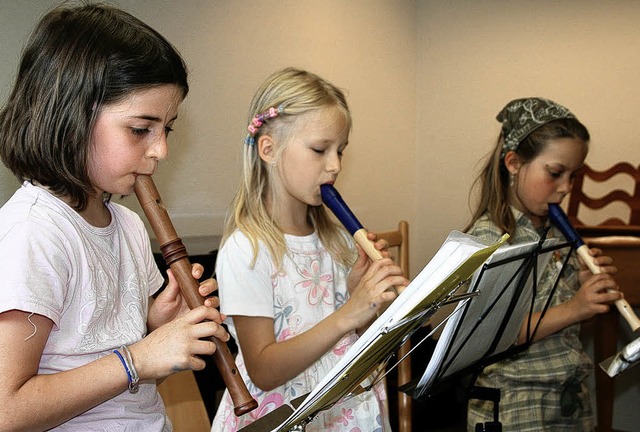 Die Schlerzahlen der Jugendmusikschul...sgau erreichten 2008 den Hchststand.   | Foto: M. Faller