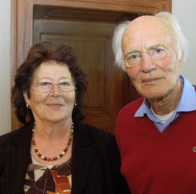 Marianne Kipf  und Franz-Josef Groe-Ruyken engagieren sich fr Senioren.   | Foto: Anja Bochtler