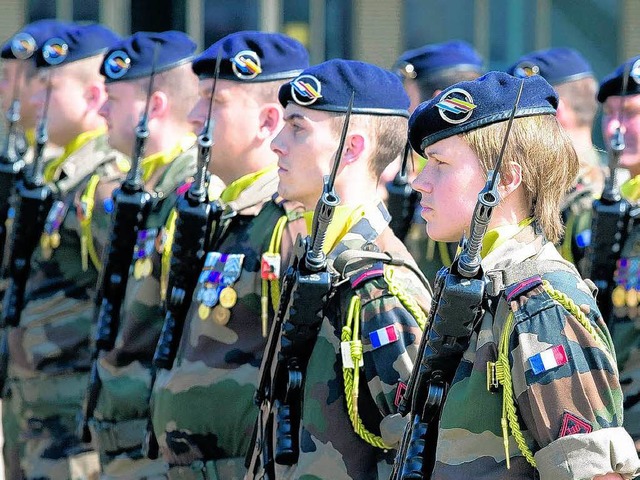 Die Deutsch-Franzsischen Brigade.  | Foto: sk