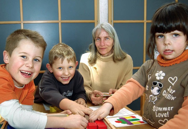 Auf Bildung im Kindergarten &#8211; da...; wird knftig noch mehr Wert gelegt.   | Foto: gertrude siefke