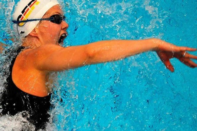 Britta Steffen schwimmt Weltrekord