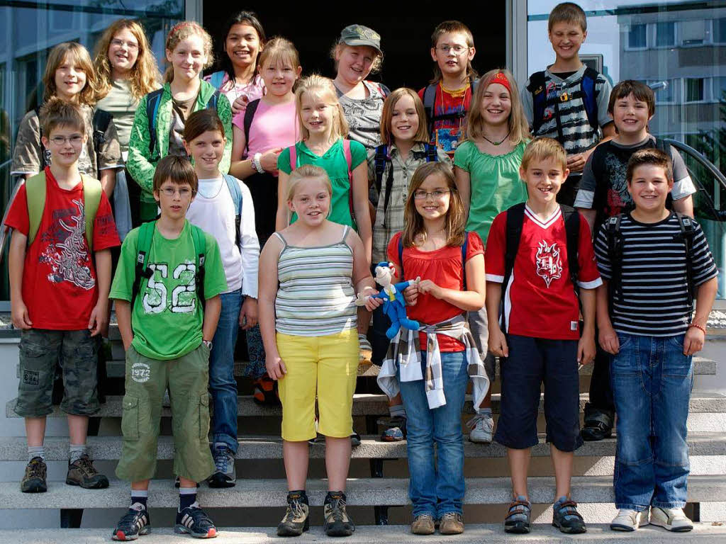 Die Klasse 4 der Grundschule Tannenkirch