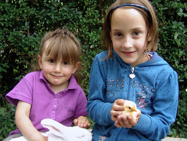 Hsle und Bibbili:  Fr Kinder ist der...intieren eine ganz emotionale  Sache.   | Foto: kati wortelkamp