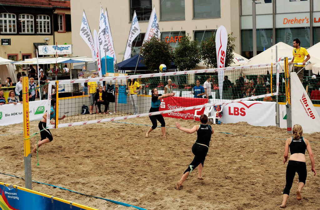 Impressionen vom Beach-Volleyball-Ereignis in Offenburg.