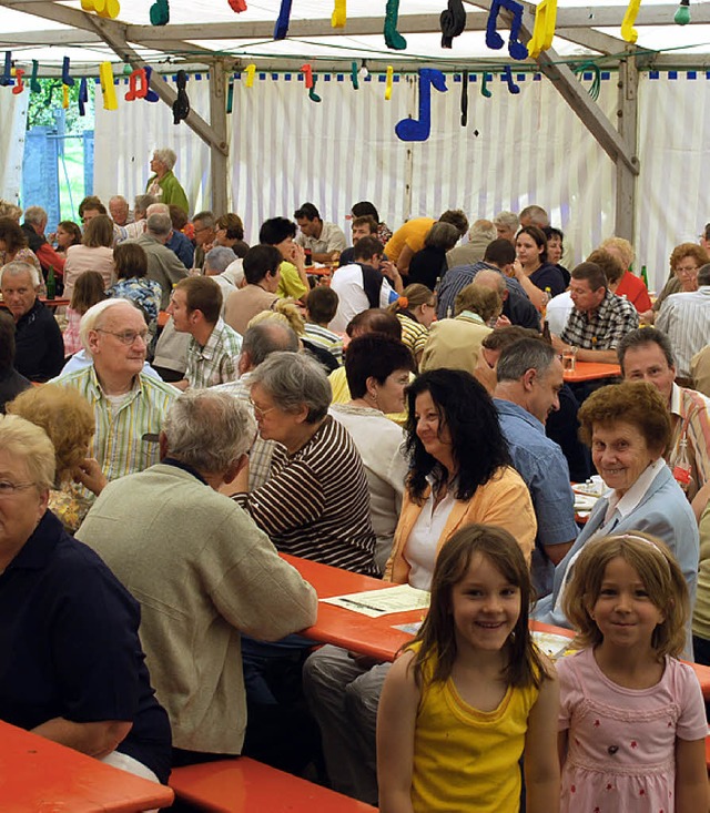 Proppenvolles Festzelt   | Foto: Jarusel