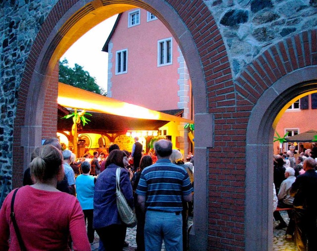 Open-Air-Konzert in der zauberhaften Kulisse der Talvogei   | Foto: Rombach