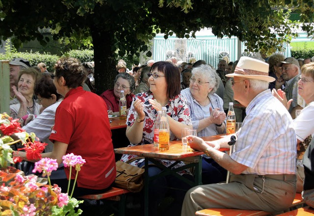 Das Hochsaler Blumenfest lockte zahlre... und fern auf den Open-Air-Festplatz.   | Foto: Charlotte Frse