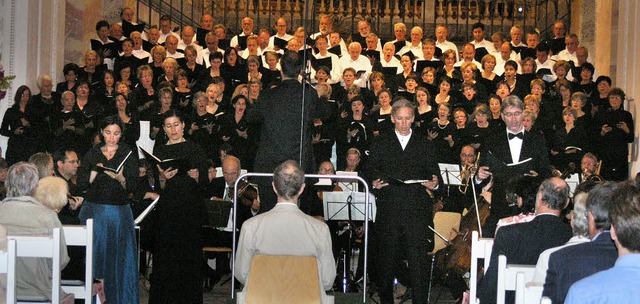 Ein Erlebnis fr die Musiker und vor a...uhe die Schubert-Messe in Es-Dur auf.   | Foto: Margrit Matyscak