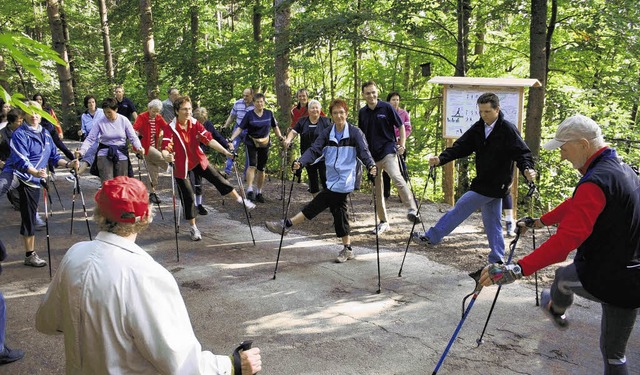 Stadtpolitiker  und Freizeitsportler n...m Topf des Naturparks Sdschwarzwald.   | Foto: BZ