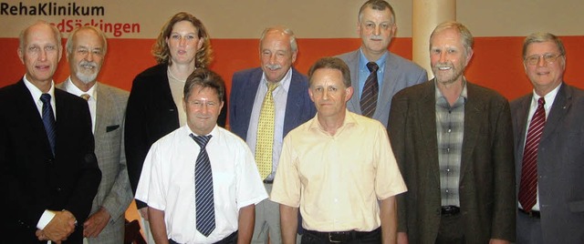 Vorstand und Aufsichtsrte der &#8222;...rsitzender Michael Merle (von links).   | Foto: Stefan Sahli