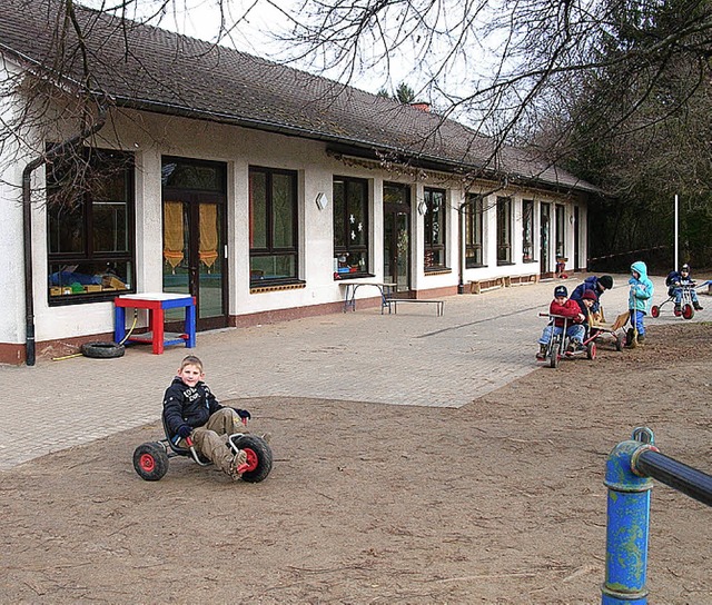 Der Schliengener Kindergarten wird um ...Ganztagesbetreuung werden geschaffen.   | Foto: BM