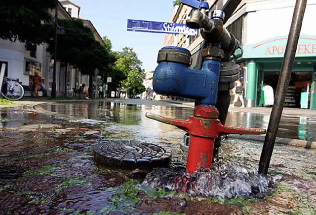 Defekter Hydrant  | Foto: Henning