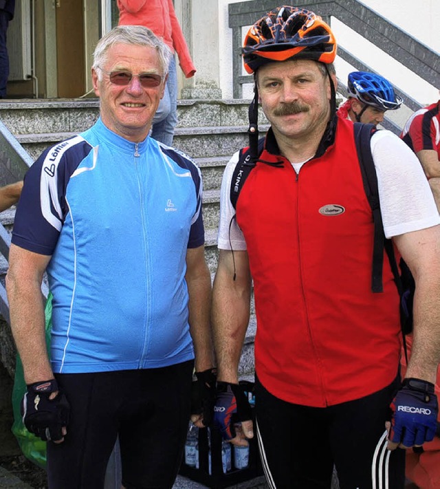 Adolf Walz und Peter Eichin haben mit ...Touren im Zeller Bergland ausgelassen.  | Foto: Privat