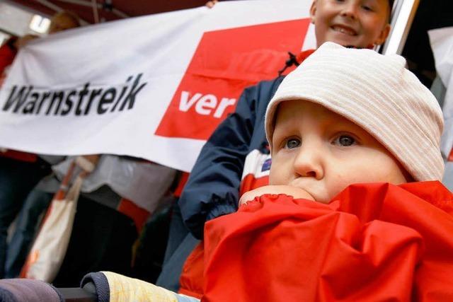 Streik in den Kindertagessttten der Stadt