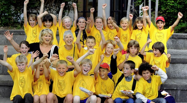 Die Teams der Tschamber-Schule hatten Grund zum Jubeln.   | Foto: Schn