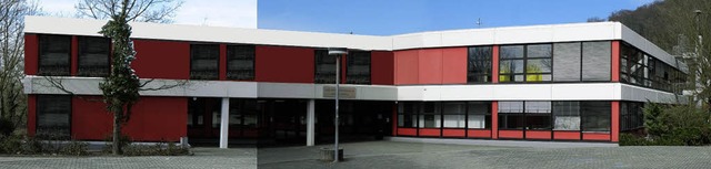 Der Schulzentrum soll um  fnf Klassen...Bau  so aussehen wie auf diesem Bild.   | Foto: Fotomontage: Privat