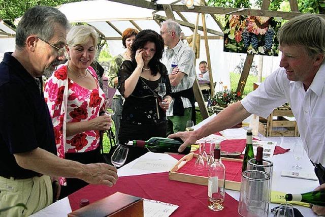 Wein und Musik im Garten