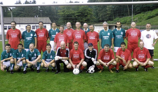 Spa hatten die Alten Herren des FC08 ...der Neu-FC-08er ein letztes Mal traf.   | Foto: hans-peter joos