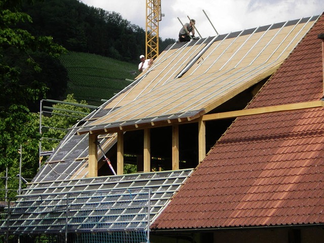 Schon 2008 war der Ausbau des Feuerweh...gt. Bald kann auch das DRK einziehen.   | Foto: Gilg