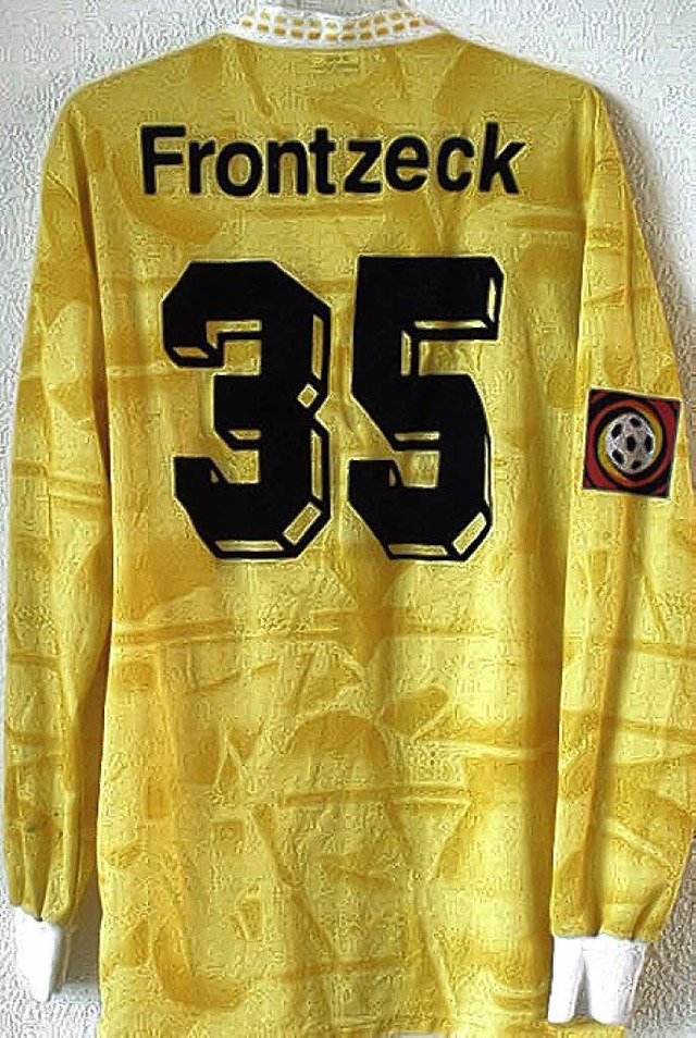 SC Freiburg Trikot, Saison 96/97, Michael Frontzeck  | Foto: SC-Freiburg-Museum