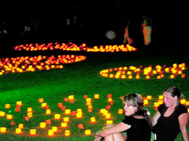 Das Lichterfest: Musik, Tanz, Lichter und ein Feuerwerk  | Foto: Wolfgang Knstle