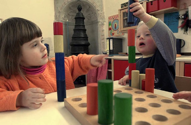 Die Betreuung behinderter Kinder  war Thema im Sozialausschuss.  | Foto: Peter Roggenthin