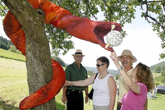 Seltene Begegnung von Golf und Kunst