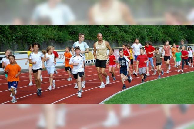 Rekord beim Promi-Training fr Altstadtlauf