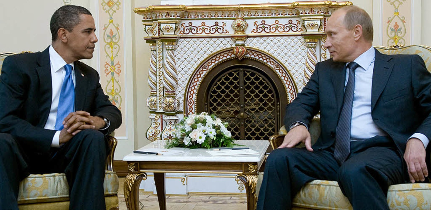 Barack Obama (links) traf gestern auch Wladimir Putin.  | Foto: afp