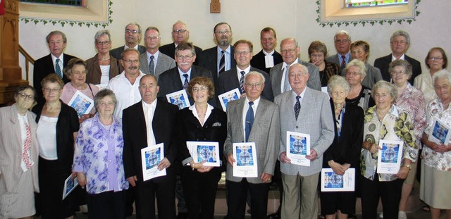 In der evangelischen Kirche am Berg fe..., diamantene und eiserne Konfirmation.  | Foto: Dennis zkan