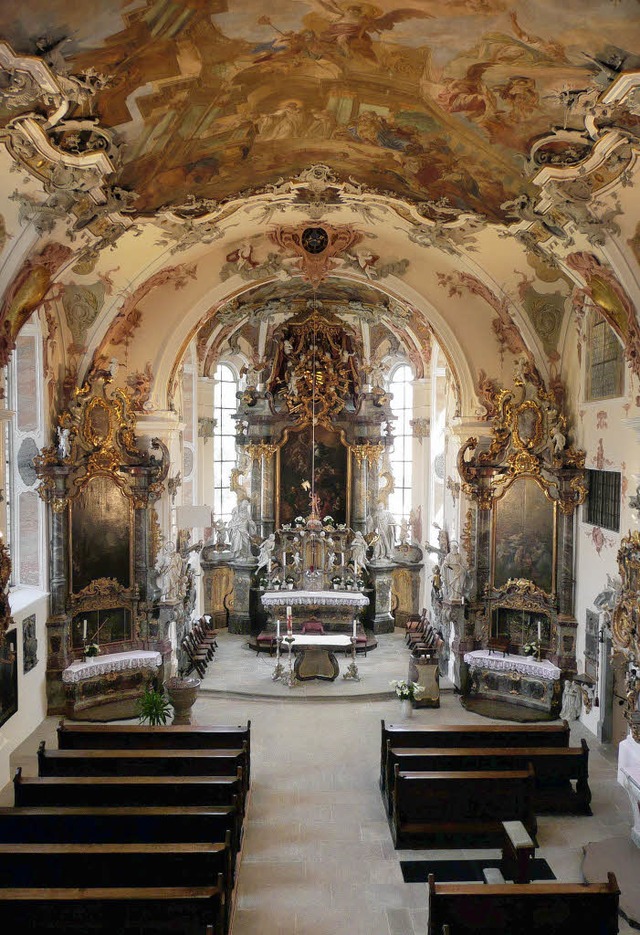 Barocke Kostbarkeit: die Kirche des Klosters Wald  | Foto: Rolf Mller