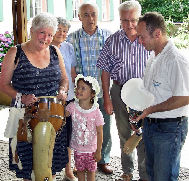 Bestaunt wurden von den Besuchern die ...cher Heimatvereins mitgebracht hatte.   | Foto: mario schneberg