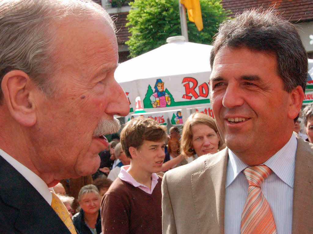 Bauern unter sich: Freiherr von Heereman (links) mit FDP-Chef Martin Cammerer Bauern unter sich: Freiherr von Heereman (links) mit FDP-Chef Martin Cammerer